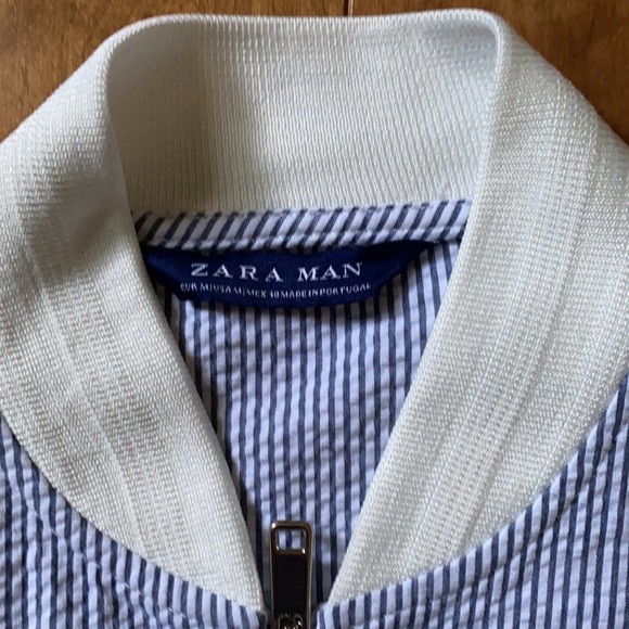 ZARA MEN’S BOMBER JACKET SZ M - Picture 5 of 8